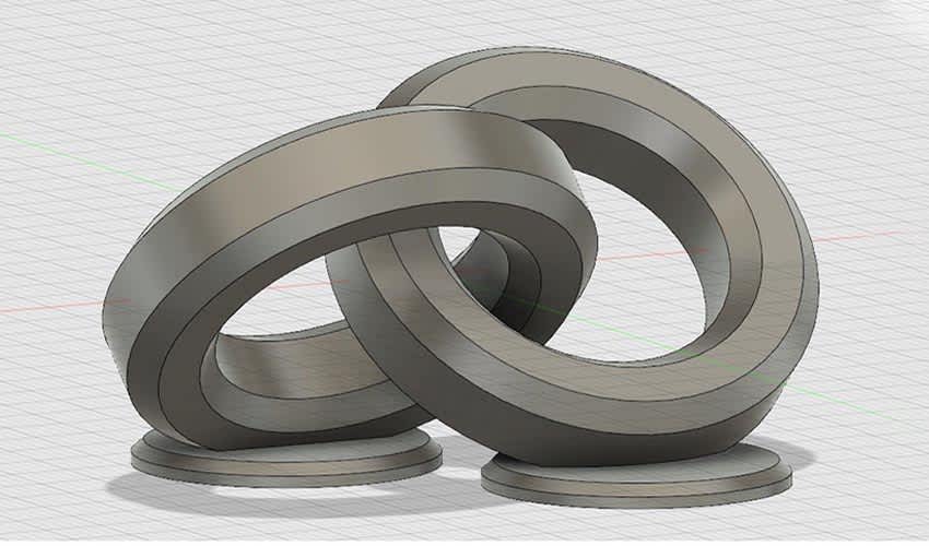 Piezas diseñadas en Fusion 360